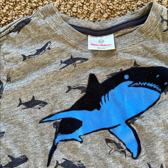 Gap kids & Hanna Anderson shark t-shirts size XL (12) new - Picture 7 of 7